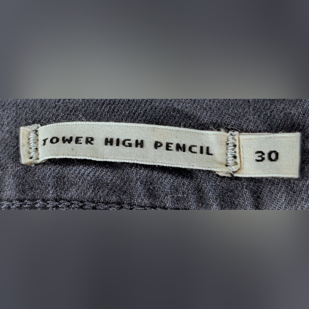 Emerson Fry Twin Doves Tower High Pencil Jeans in Black - Picture 7 of 8